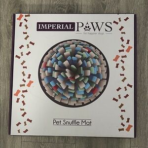 New Imperial Paws Multicolor Pet Snuffle Mat